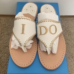 Jack Rogers I Do Sandals